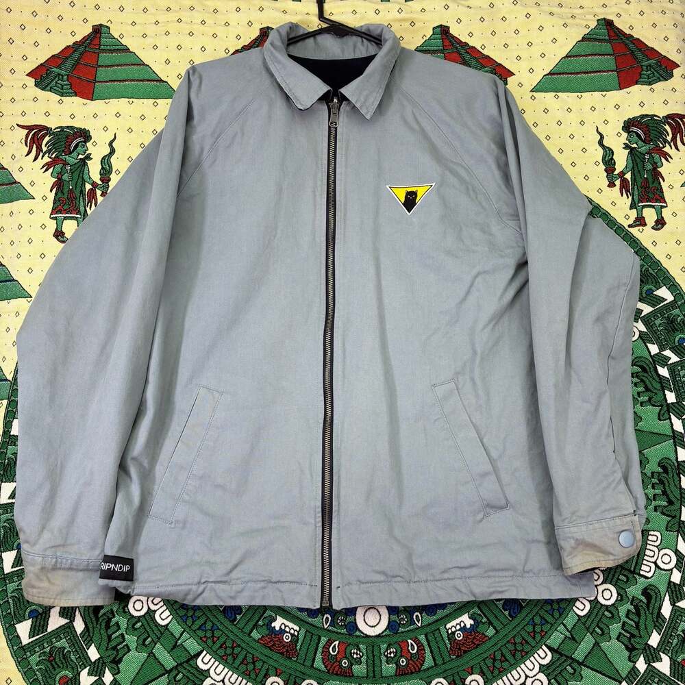RIPNDIP Reversible Cat Logo Work Jacket